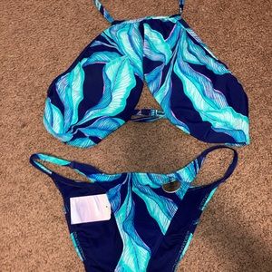 Blue bathing suit